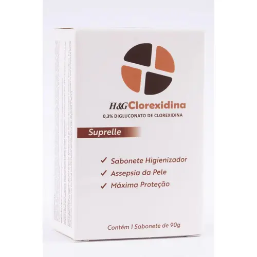 Sabonete Clorexidina Suprelle 90g
