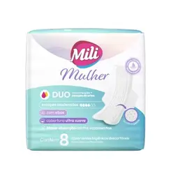 ABSORV MILI MULHER DUO C/ABAS 8UN