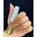 Esmalte Novo Toque Celebr Glitter Glamour 8Ml