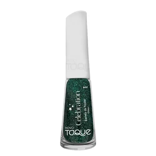 Esmalte Novo Toque Celebration Glitter Estrela da Noite 8ml