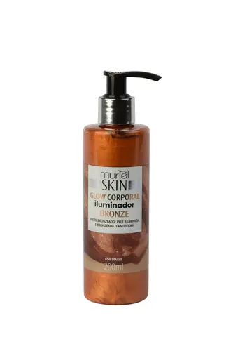 Glow Corporal Iluminador Bronze Muriel Skin Acao Des 200Ml