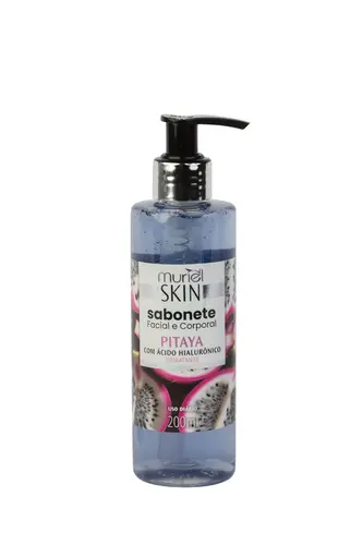 Sabonete Liquido Facial E Corporal Muriel Skin Pitaya 200Ml