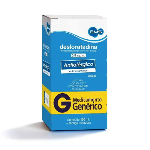 DESLORATADINA 0.5MG XAROPE 100ML