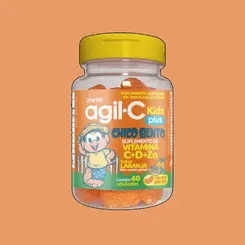 Agil-c Kids Plus Sabor Laranja 40 Gomas
