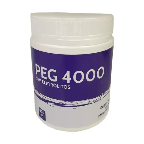 PEG 4000 Sem Eletrolitos (Polietilenoglicol) 500g