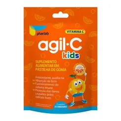 Agil-c Kids Sabor Laranja 25 Gomas