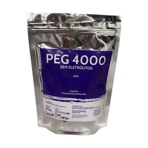 PEG 4000 Sem Eletrolitos (Polietilenoglicol) 300g