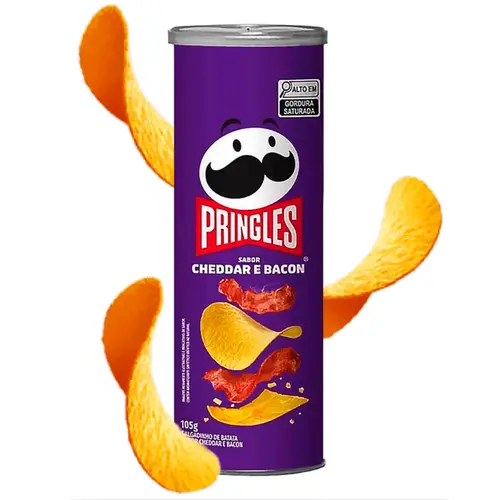 Batata Chips Pringles 105g Cheddar e Bacon