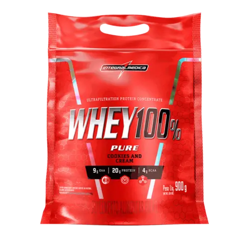 Whey Protein 100% Puro Cookies and Cream 900g