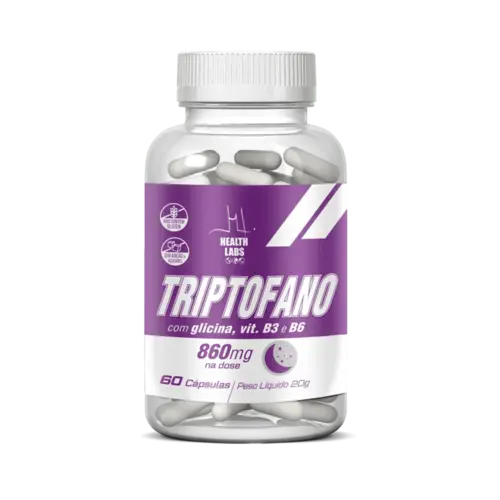Triptofano 60 Capsulas 860Mg Health Labs