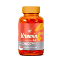 Vitamin C 1G Zinco 60 Caps Health Labs