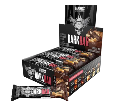 Protein Dark Bar Chocolate Meio Amargo C/ Castanhas Und