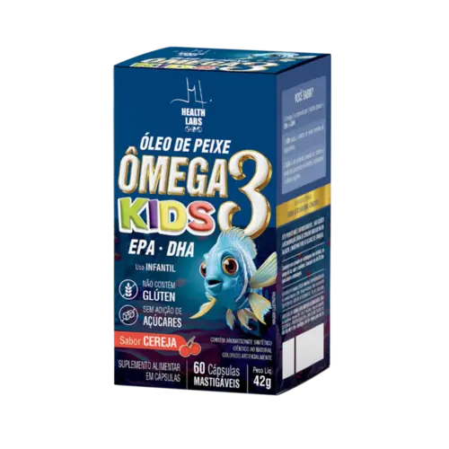 Omega 3 Kids 60 Capsulas Health Labs