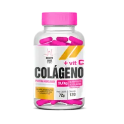 Colageno + Vit C 120 Capsulas 720Mg Health Labs