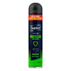 Desodorante Aerosol Suave Men Antibacterial Proteção Intensa 200ml