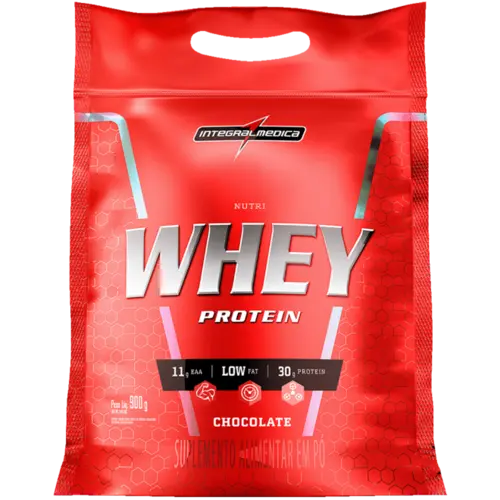 Nutri Whey Pouch Chocolate 900g - Integralmédica