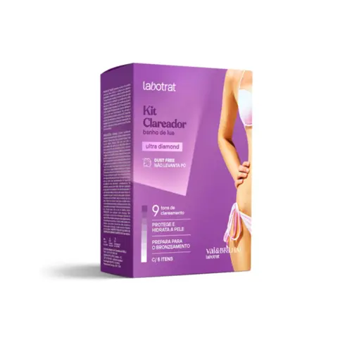 Kit Clareador Banho de Lua Labotrat Vai & Brilha 5 Itens