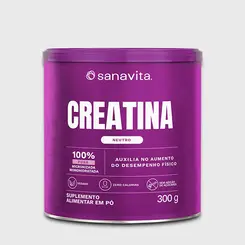 Creatina Sem Sabor Sanavita 300g