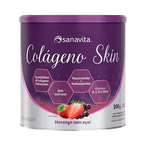 Colageno Skin Morang C/ Acai Sanavita 300G