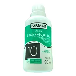 Água Oxigenada Cremosa Farmax Volume 10. 90 ml
