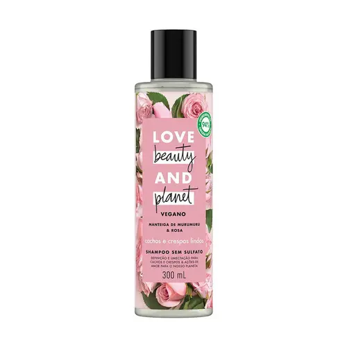 Shampoo Love Beauty and Planet Cachos e Crespos 300ml