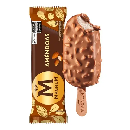 PICOLE KIBON MAGNUM AMENDOAS 71G