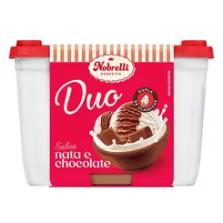 SORVETE NOBRELLI DOU CHOCOLATE E NATA 1,3L