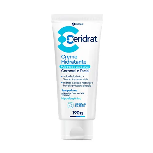 Creme Corporal e Facial Ceridrat 190g