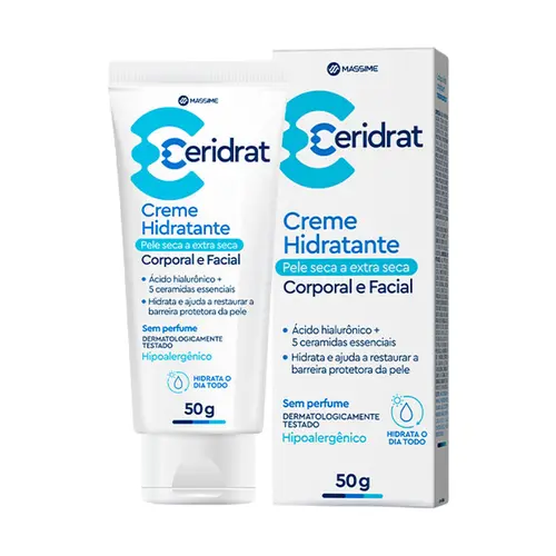 Creme Corporal e Facial Ceridrat 50g