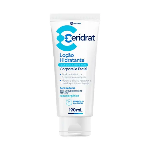 Loção Corporal e Facial Ceridrat 190ml