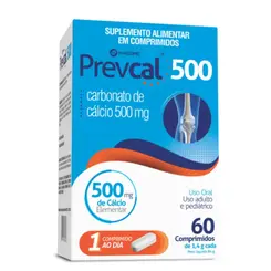 Prevcal 500mg c 60 comprimidos Carbonato Calcio