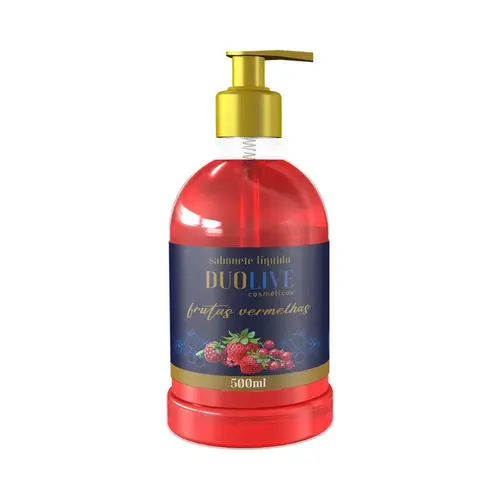 Sabonete Liquido Duo Live Frutas Vermelhas 500ml