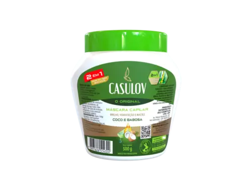 MASCARA COCO C/ BABOSA 500G CASULOV PF706