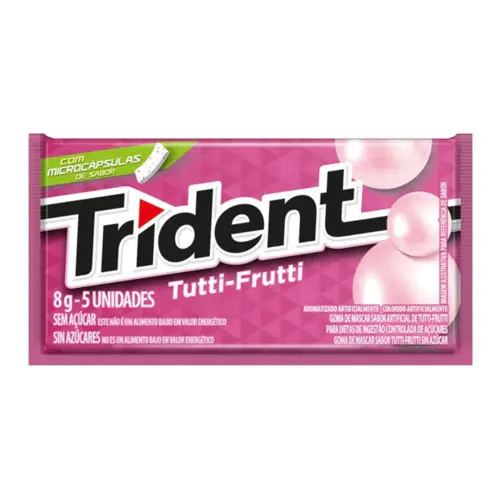 Chiclete Trident Tutti Frutti 5Un