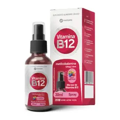 Vitamina B12 9,94mcg Spray  30ml Massime Sabor Tutti Frutti