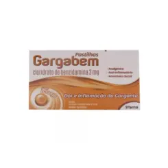 Gargabem Pastilha 3mg c 08  S/ laranja
