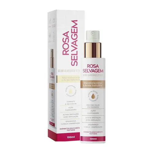 Ácido Clareador Ativado Rosa Selvagem 100ml