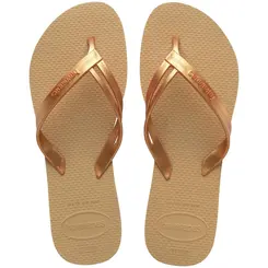 Sandália Havaianas Elegance Dourado 37