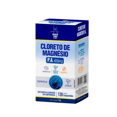 Cloreto De Magnesio P.A. 120 Comprimidos Health Labs
