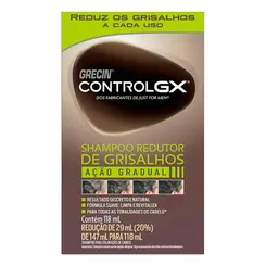 Shampoo Redutor De Grisalhos Grecin Control Gx 118ml