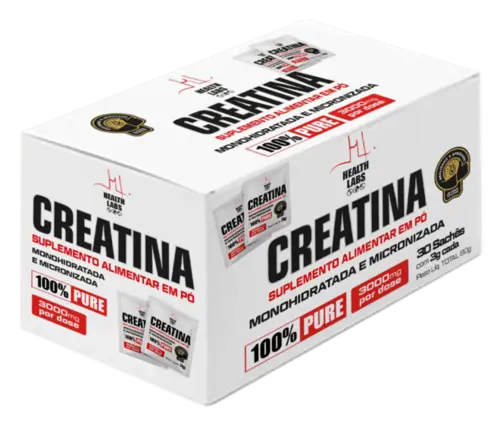 Creatina Monohidratada e Micronizada 30 Saches