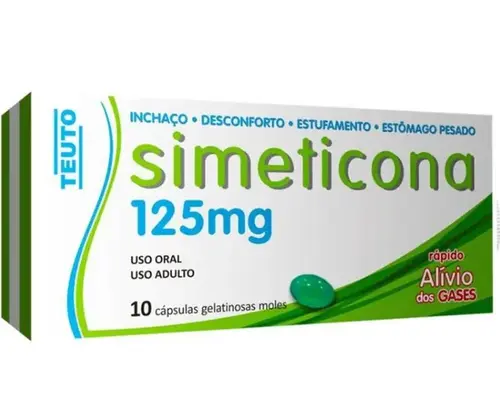 Simeticona 125Mg 10 cápsulas Teuto