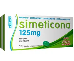 Simeticona 125Mg 10 cápsulas Teuto
