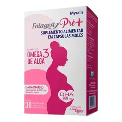 Folagest Pré+ com 30 Cápsulas Moles
