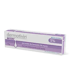 Dermotivin Benzac Gel Tratamento 5% Para Pele Acneíca 15g