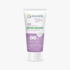 Protetor Solar Facial Anasol Antioleosidade Sensitive FPS90 40g