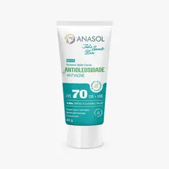 Protetor Solar Facial Anasol Antioleosidade + Antiacne FPS70 40g