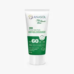 Protetor Solar Facial Anasol Antioleosidade FPS60 40g
