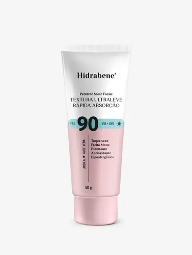 Protetor Solar Facial Hidrabene FPS90 50g