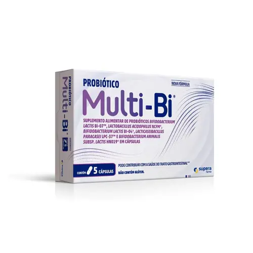 Probiótico Multi-Bi com 5 Cápsulas